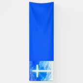 Lichtkreuz Jesus Christus Christlich anpassbar Banner (Vertikal)