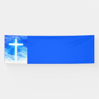 Lichtkreuz Jesus Christus Christlich anpassbar Banner