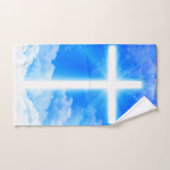Lichtkreuz Jesus Christus Christlich anpassbar Handtuch (Handtuch)