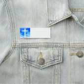 Lichtkreuz Jesus Christus Christlich anpassbar Namensschild (Beispiel)