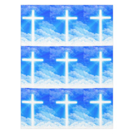 Lichtkreuz Jesus Christus Christlich anpassbar Tischdecke