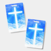 Lichtkreuz Jesus Christus Christus individualisier Ausweis (Vorder- & Rückseite)