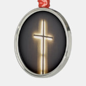 Lichtkreuz Ornament Aus Metall (Links)