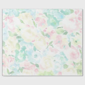 Lichtkristall-Rose Geschenkpapier (Flach)