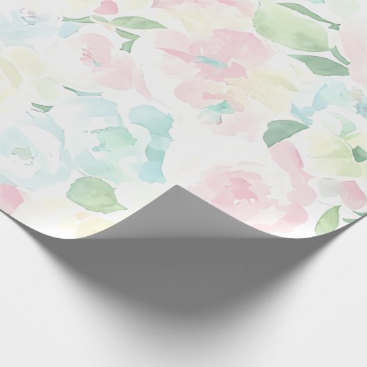 Lichtkristall-Rose Geschenkpapier (Ecke)