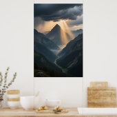 Lichtkrone Poster (Küche)