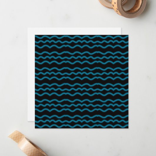 Lichtkuss Moderne Pop Kunst Abstrakt Mitteilungskarte (Vorderseite/Rückseite Beispiel)