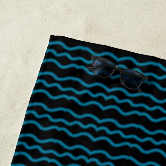 Lichtkuss Moderne Pop Kunst Abstrakt Strandtuch (Beispiel)