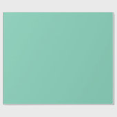 Lichtküstengrüne Farbe Geschenkpapier (Flach)