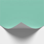Lichtküstengrüne Farbe Geschenkpapier (Ecke)