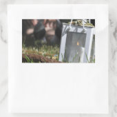 Lichtlaterne Rechteckiger Aufkleber (Tasche)