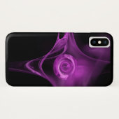 LICHTLILA FRAKTAL ROSE Case-Mate iPhone HÜLLE (Rückseite (Horizontal))