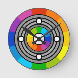 Lichtmaschine Runde Wanduhr
