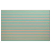 Lichtmeergrün & leichte Lachsfarben Muster Stoff (Yard (91,4 cm))
