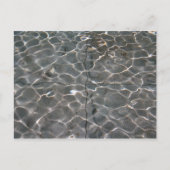 Lichtmuster auf Wasser Postkarte (Vorderseite)