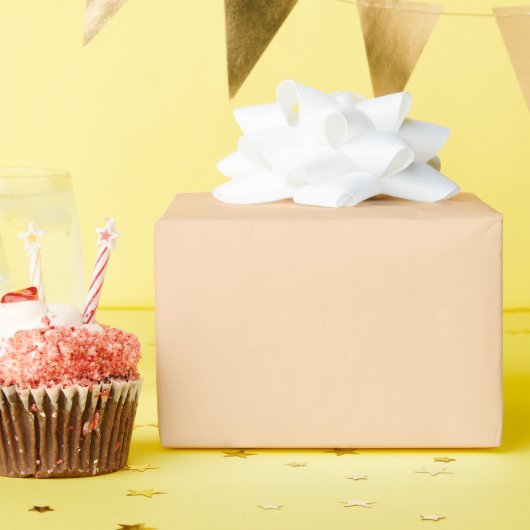 Lichtorangefärbt Geschenkpapier (Geburtstagsparty)