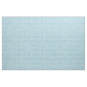 Lichtpastellblau Moderne Rundquadratmuster Stoff (Fat Quarter (45,7 x 55,9 cm))
