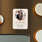 Lichtpfirsichkäfer-Foto Save the Date Magnet