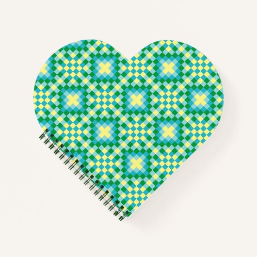 Lichtpixelmuster Notizblock (Vorderseite)