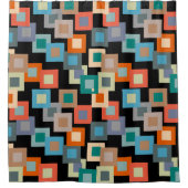 Lichtplätze auf Dunkelheit Duschvorhang (Vorderseite)