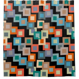 Lichtplätze auf Dunkelheit Duschvorhang