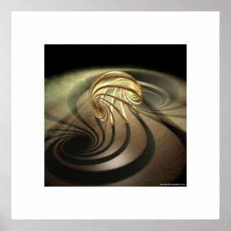 Lichtprojektion durch Loxodrome Poster