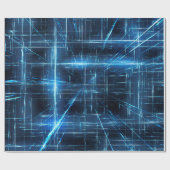 Lichtpunkte des Netzwerks Geschenkpapier (Flach)