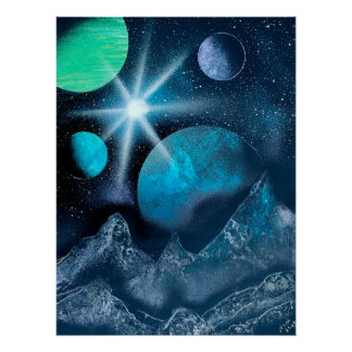 Lichtquelle Poster
