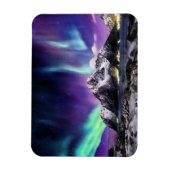 Lichtrampen - Schöne Aurora-Landschaft Magnet (Vertikal)