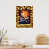 Lichtreflektionen Poster (Küche)