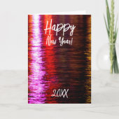 Lichtreflektionskarte Feiertagskarte (Vorderseite)