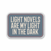 Lichtregen sind mein Licht im Dunkeln Aufkleber (Vorderseite)