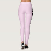 Lichtreiniger Lavendel Farbaktiver Sport Leggings (Rückseite)