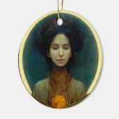 Lichtring 2 Fantasie Sci-fi Keramik Ornament (Links)