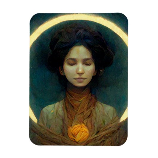 Lichtring 2 Fantasie Sci-fi Magnet (Vertikal)