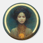 Lichtring 2 Fantasie Sci-fi Magnet (Vorne)