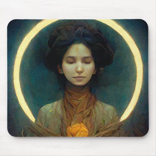 Lichtring 2 Fantasie Sci-fi Mousepad (Vorne)