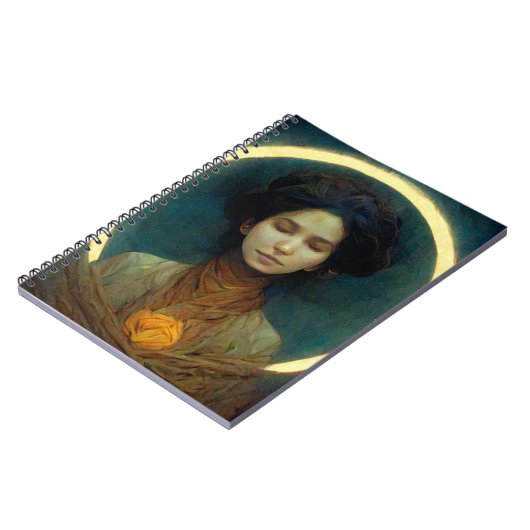 Lichtring 2 Fantasie Sci-fi Notizblock (Linke Seite)