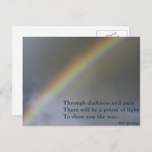 Lichtrismus Postkarte (Vorne/Hinten)