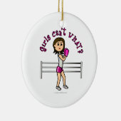 Lichtrosa Boxer Keramikornament (Rechts)