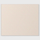 Lichtrosa Minimalistisches geometrisches Herzmuste Geschenkpapier (Flach)