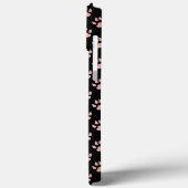 Lichtrosa Muster Case-Mate iPhone Hülle (Rückseite / Links)