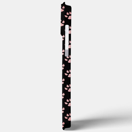 Lichtrosa Muster Case-Mate iPhone Hülle (Rückseite / Links)