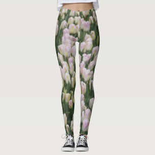 Lichtrosa Tulips-Legierung Leggings