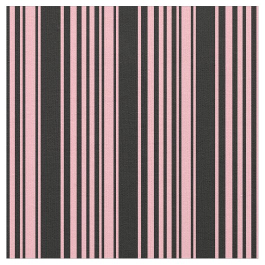 Lichtrosa und schwarzes Muster Stoff (Nahaufnahme)