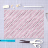 Lichtrosa und Silberstreifen Seidenpapier (Handwerk)