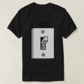 Lichtschalter T-Shirt (Design vorne)