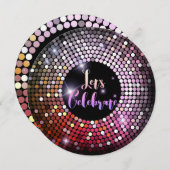 Lichtschick Feminine Night Party Einladung (Vorne/Hinten)