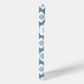 Lichtschiefer Blau Grau Mitteljahrs Quadrat Muster Case-Mate iPhone Hülle (Rückseite / Rechts)