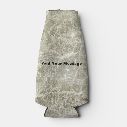 Lichtschlamm Stone Textur Flasche Cooler Flaschenkühler (Vorderseite)